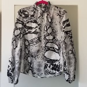 Snake Print Top